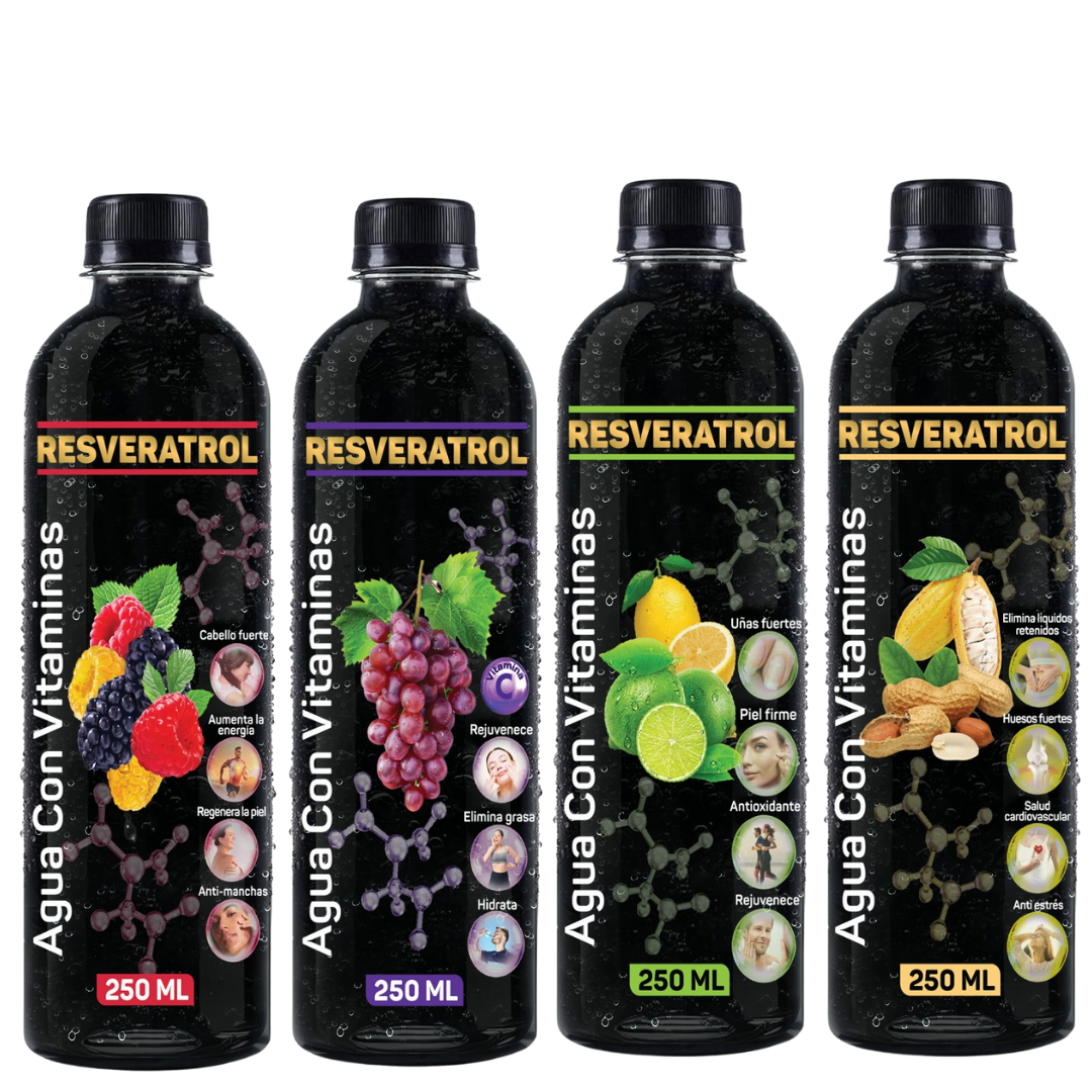 PACK AGUA RESVERATROL+VITAMINAS